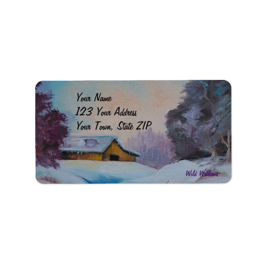 Country Home Canvas Etiket (Voorkant)