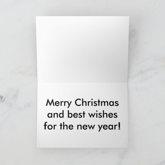 Country Home Groot lettertype Kerst Kaart (Binnen)