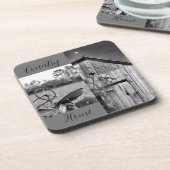 "Country Home" Tractor Barn Collage Bier Onderzetter (Linkerzijde)