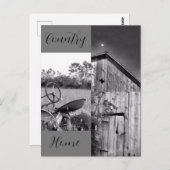 "Country Home" Tractor Barn Collage Briefkaart (Voorkant / Achterkant)