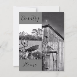 "Country Home" Tractor Barn Collage Briefkaart