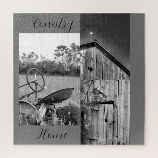 "Country Home" Tractor Barn Collage Legpuzzel (Verticaal)