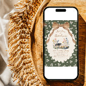 Country Horse Birthday Invitation Kaart