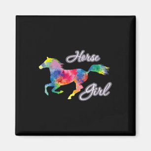 Country Horse Girl Riding Horses Horseck Rider Equ Magneet