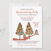 Country House Herfst Housewarming Party Kaart (Voorkant)