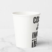 Country Jail Inmate 17352 Funny Halloween Prison Papieren Bekers (Rechts)