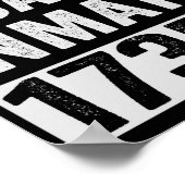 Country Jail Inmate 17352 Funny Halloween Prison Poster (Hoek)