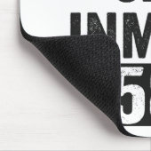 Country Jail Inmate 75831 Funny Halloween Prison Muismat (Hoek)