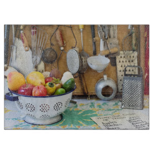 Country Keuken Glas Snijplank 15"x11"