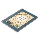 Country Kitchen Blue Notebook Notitieboek (Linkerzijde)