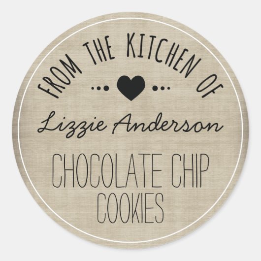 Country Kitchen Burlap Uit de Keuken van Label (Voorkant)