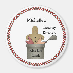 Country Kitchen Kus the Cook Magnet