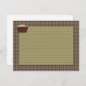 Country Kitchen Recipcard Briefkaart (Voorkant / Achterkant)