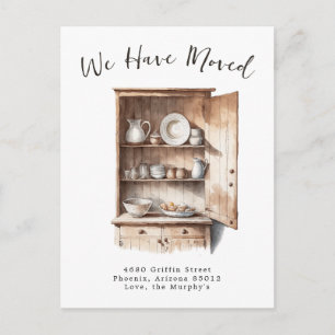 Country Kitchen Verhuisbericht Ansichtkaart Briefkaart
