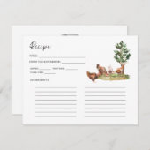 Country Kitchen | VRIJGEZELLENFEEST KAART (Voorkant / Achterkant)