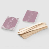 Country Lace Mason Jar Roze Trouwprogramma Handwaaier (Niet-gemonteerd)