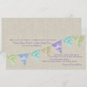  Country Lace Pennants Kaart (Voorkant / Achterkant)