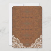 Country Lace Uitnodiging (Achterkant)