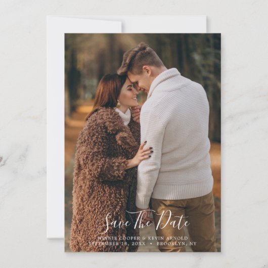 Country Lavendel Sla de datum op Kaart (Voorkant)