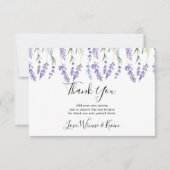 Country Lavender Dank u Kaarten (Voorkant)