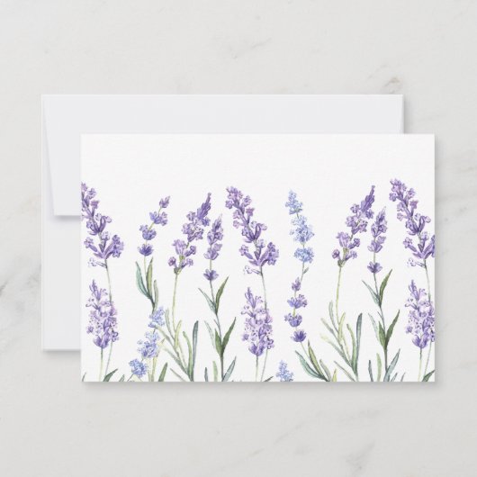 Country Lavender Dank u Kaarten (Achterkant)