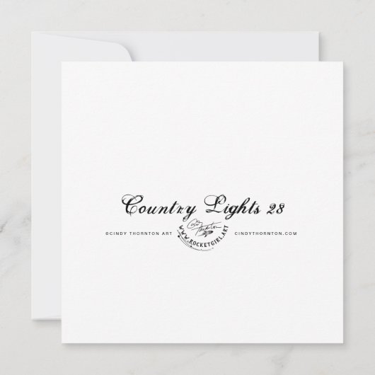 Country Lights #28 - Mini Print (Achterkant)