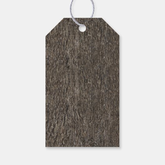 Country Lights rustieke eiken boom bruiloft dank u Cadeaulabel (Achterkant)