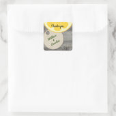 Country limonade Mason Jar Bedankt Sticker (Tas)