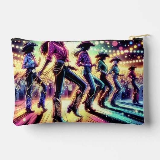 Country Line Dancers met Spotlights Etui (Achterkant)