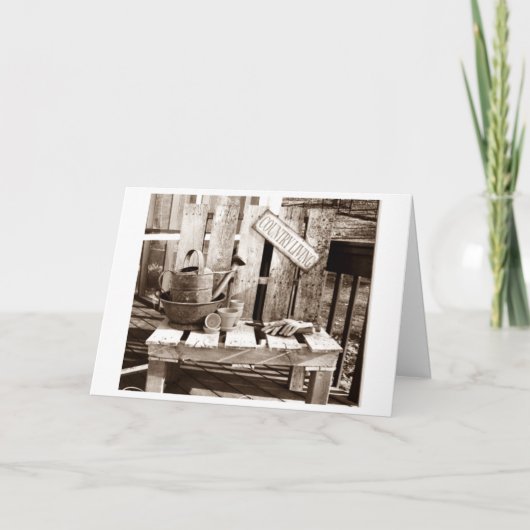 "COUNTRY LIVING" FIJNE VERJAARDAG KAART (Voorkant)