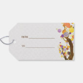 Country Love Trees Wedding Cadeaulabel (Achterkant Horizontaal)