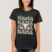Country Mama Koe Skull Moederdag T-shirt (Voorkant)