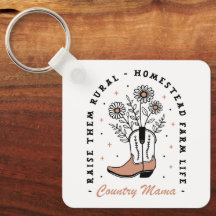 Country mama opvoeden ze landelijke hoeve bloemen