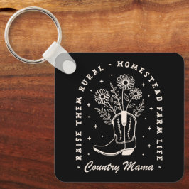 Country mama opvoeden ze ruraal grappig sleutelhanger
