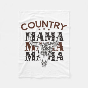 Country Mama Western Mam Fleece Deken