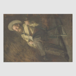 Country Man de Banjo spelen en zingen Tissuepapier