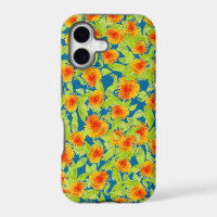 Country Marigolds op Blue iPhone 5/5s Xtreme Hoesj