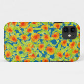 Country Marigolds op Blue iPhone 5/5s Xtreme Hoesj Case-Mate iPhone Case (Achterkant (horizontaal))