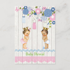 Country Mason Jar Baby onthult uitnodiging