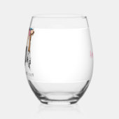 Country Mode Cowboy Boots Girl's Weekend Custom Wijnglas Zonder Voet (Links)