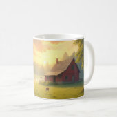Country Morning Scene Koffiemok (Voorkant rechts)