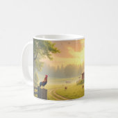 Country Morning Scene Koffiemok (Voorkant links)