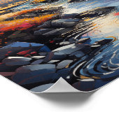 Country Morning Stream-Natuur Poster (Hoek)