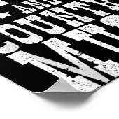 Country Music & Coffee - Funny Quote Western M Poster (Hoek)