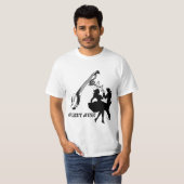 country Music Banjo Square Dancers Silhouette art T-shirt (Voorkant volledig)