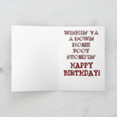 Country Music "Boots" kaart (Binnen)