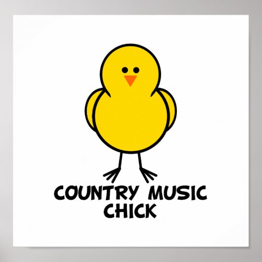 Country Music Chick Poster (Voorkant)