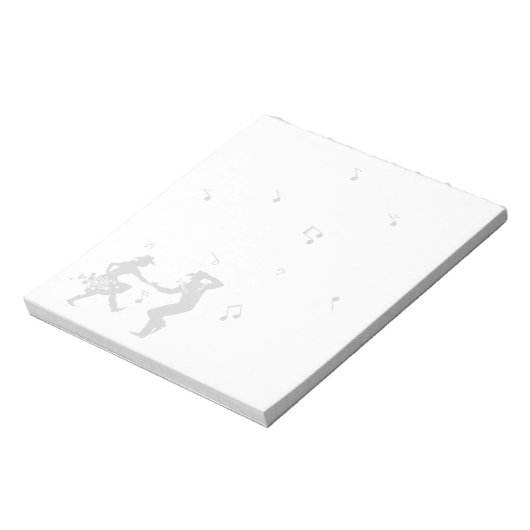 Country Music Dancing Musical Notes Notitieblok (Linkerzijde)