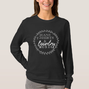 Country Music grafische T-shirtsBroeken En Countr T-shirt