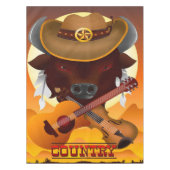 Country Music Guitar Tafelkleed (Voorkant)